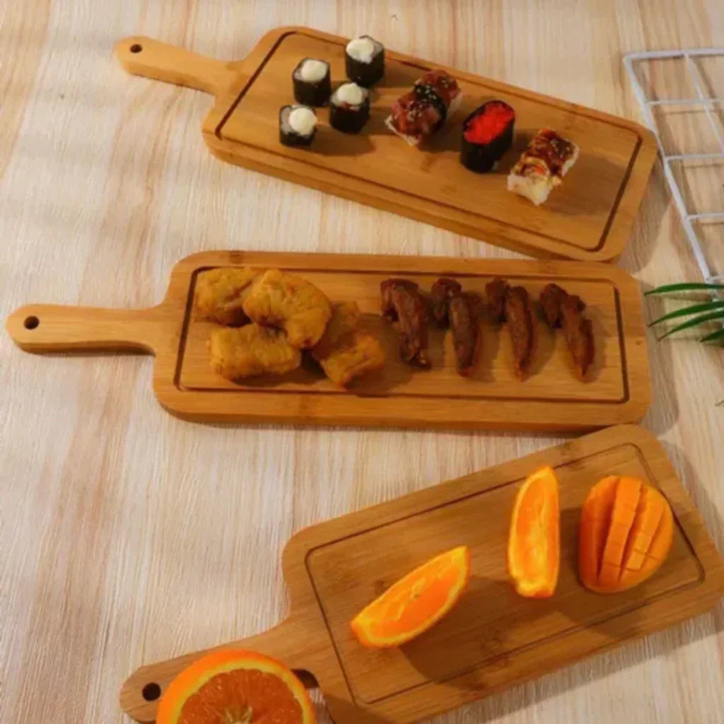Tabla de Cortar Rectangular de Bambú | Cocina