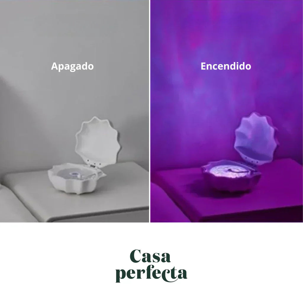 Lámpara Decorativa Concha | Iluminación Ambiental